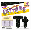 Trend Enterprises Black Sparkle 4" Casual Combo Ready Letters®, PK3 T79944